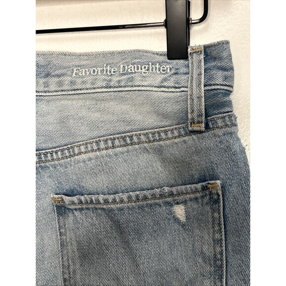 Favorite Daughter Otto Jeans High Rise Boyfriend Size 28 Button Fly Distressed - Picture 4 of 6